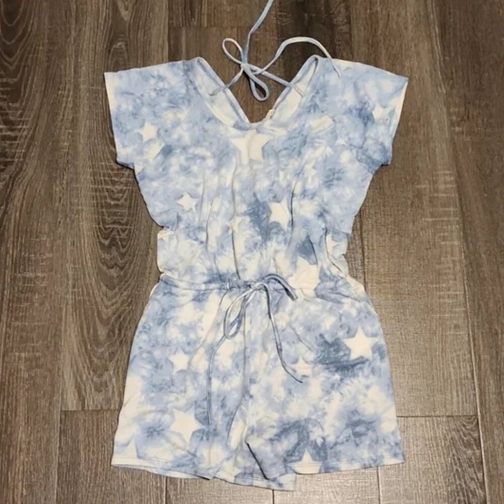 🍁 Promesa shooting stars tie-dye Romper 🍁